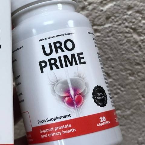 Tabuľka zloženia UroPrime na boku krabičky