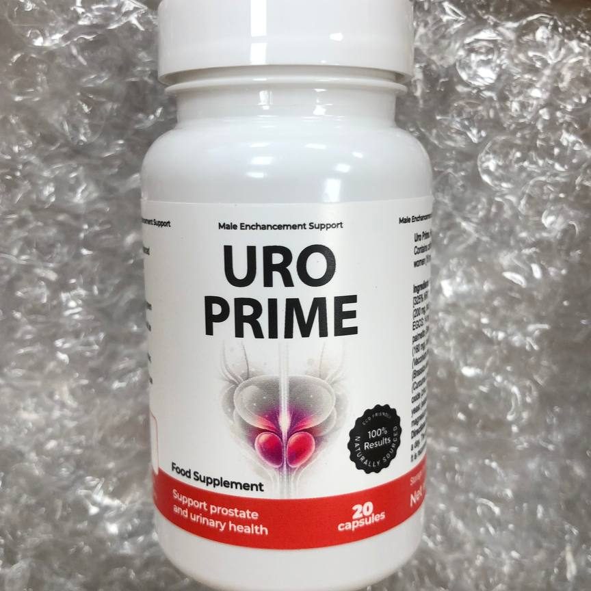 Zoznam zložiek UroPrime vytlačený na obale