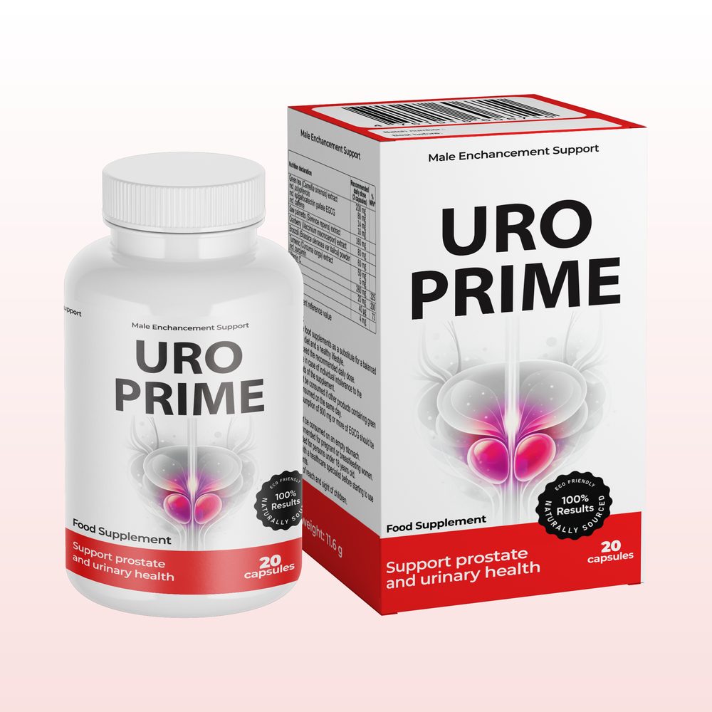 UroPrime Prostata-Kapseln: Dose und Schachtel mit 20 Kapseln